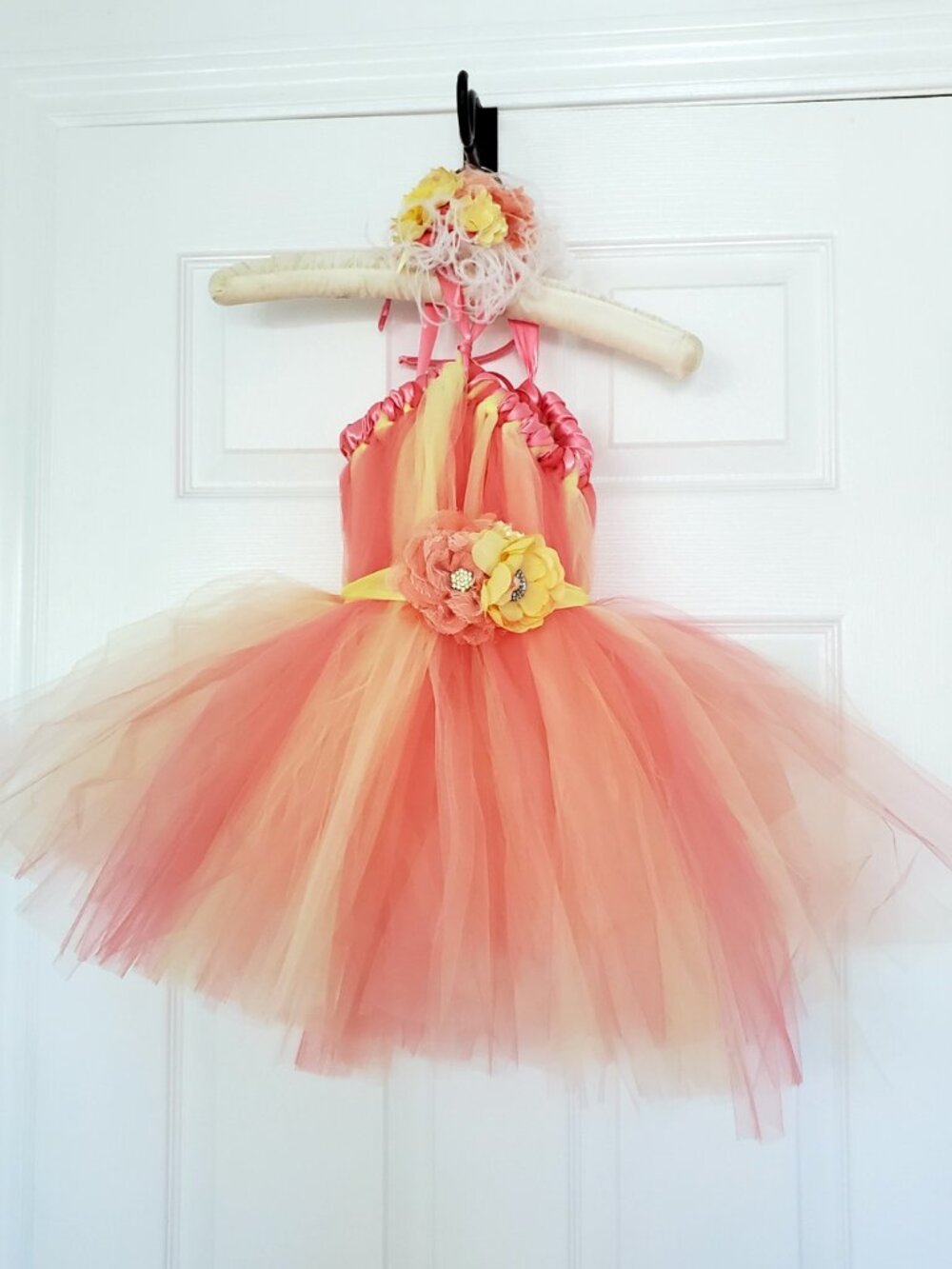 Little Girls’ Tutu Dress with Matching Headband